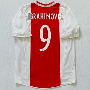 Ajax Zlatan Ibrahimovic 2004 home jersey